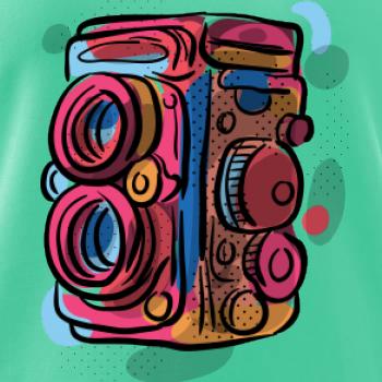 Foťák barevný - dvě čočky