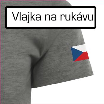 Česká vlajka na rukávu