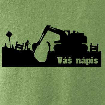 Zemní práce - silueta (váš text)