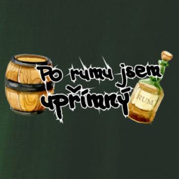 Po rumu jsem upřímný