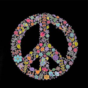 Peace symbol lístečky Peace symbol lístečky