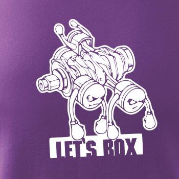Lets Box nápis