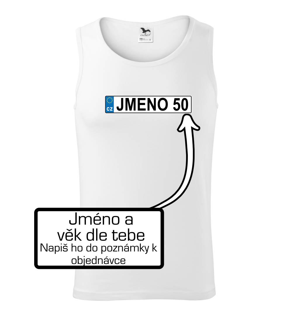 SPZ vlastní jméno - Tílko pánské Core