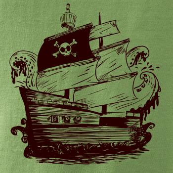 Pirátská loď malovaná