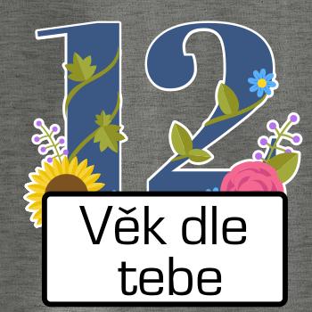 Květinové číslo kreslené - vlastní věk