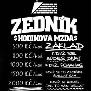 Hodinová mzda zedník Hodinová mzda zedník
