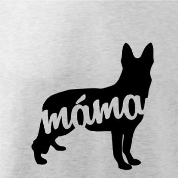 Německý ovčák máma obrys