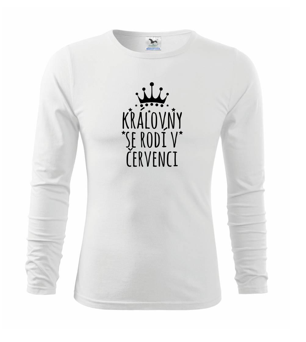 Královny se rodí v červenci - Triko dětské Long Sleeve