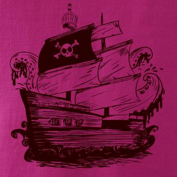 Pirátská loď malovaná