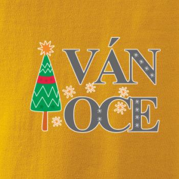 Napis Vánoce se stromkem