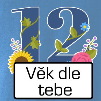 Květinové číslo kreslené - vlastní věk