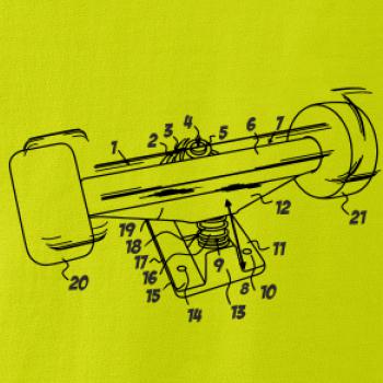 Skateboard nákres kolečka