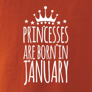 Princesses are born in January