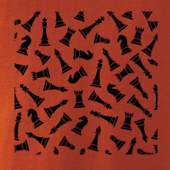 Šachové figurky ve čtverci