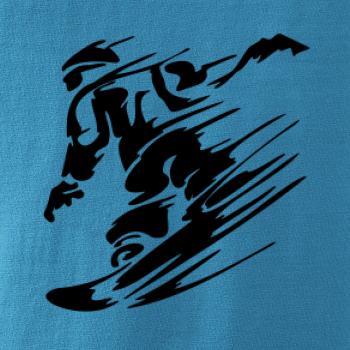 Rychlý snowboardista