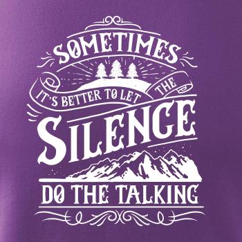 Nature talking about silence