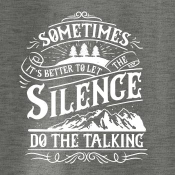 Nature talking about silence