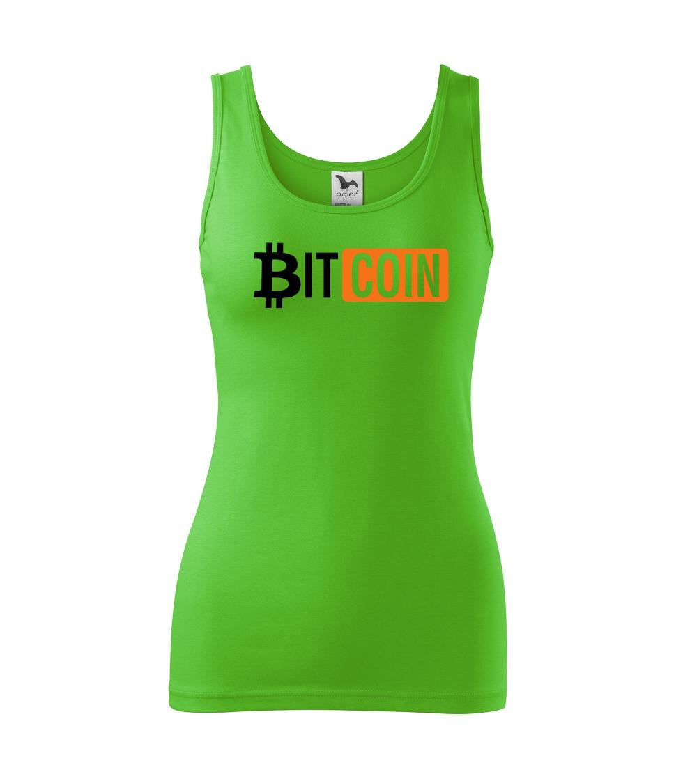 Bitcoin nápis Bitcoin nápis