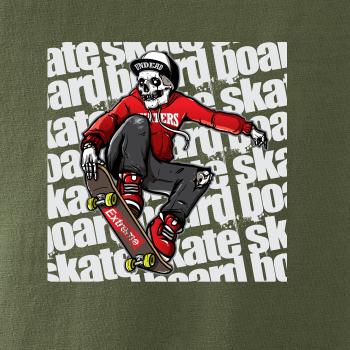 Skate red boy
