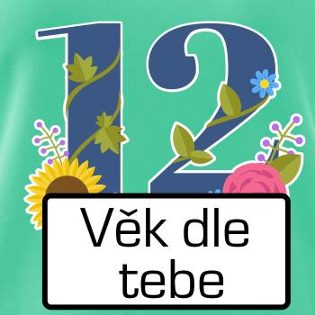 Květinové číslo kreslené - vlastní věk