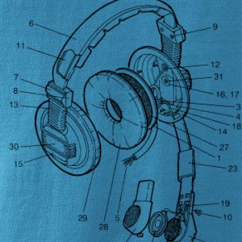 Nákres sluchátko pro pilota