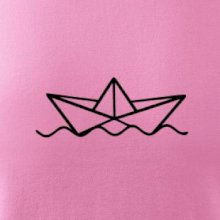 Papírová loďka na vodě