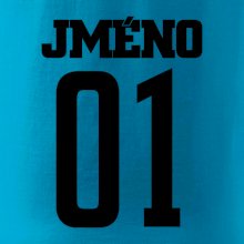 Fotbalový dres - vlastní jméno a číslo