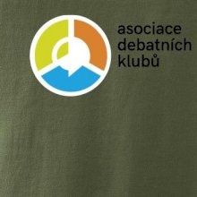 Asociace debatních klubů logo s textem