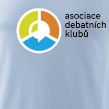Asociace debatních klubů logo s textem