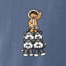 Psí spřežení animované