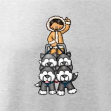 Psí spřežení animované