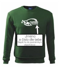 Traktorbagr - vlastní nápis a číslo