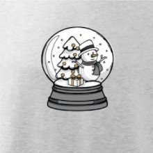 Sněhová koule se sněhulákem