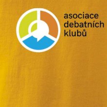 Asociace debatních klubů logo s textem