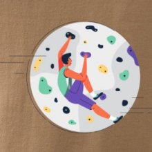 Lezení na stěně - můj svět