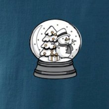 Sněhová koule se sněhulákem