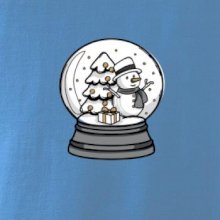 Sněhová koule se sněhulákem