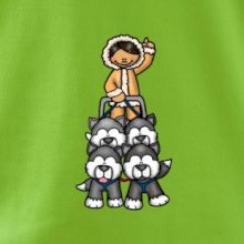 Psí spřežení animované