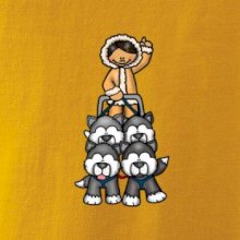 Psí spřežení animované