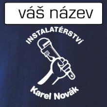 Instalatérství vlastní nápis