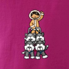 Psí spřežení animované