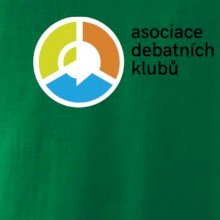Asociace debatních klubů logo s textem