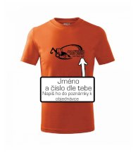 Traktorbagr - vlastní nápis a číslo