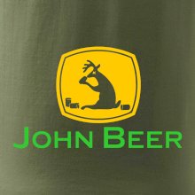 John Beer jelen s pivem