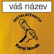 Instalatérství vlastní nápis