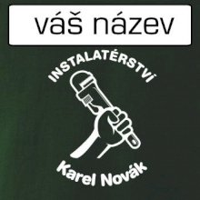 Instalatérství vlastní nápis