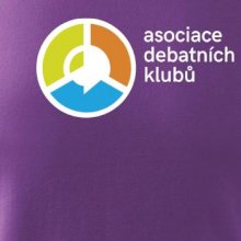 Asociace debatních klubů logo s textem