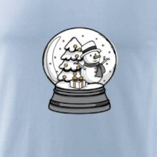 Sněhová koule se sněhulákem