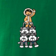 Psí spřežení animované