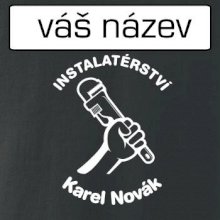 Instalatérství vlastní nápis